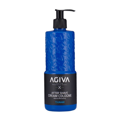 Agiva Cream Cologne Tsunami 400ml - Blue