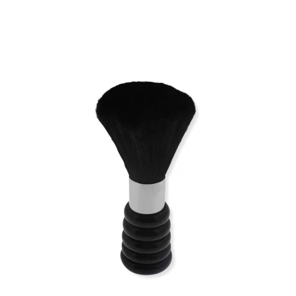 Neck Brush Black / Chrome & Ribbed Base Brush