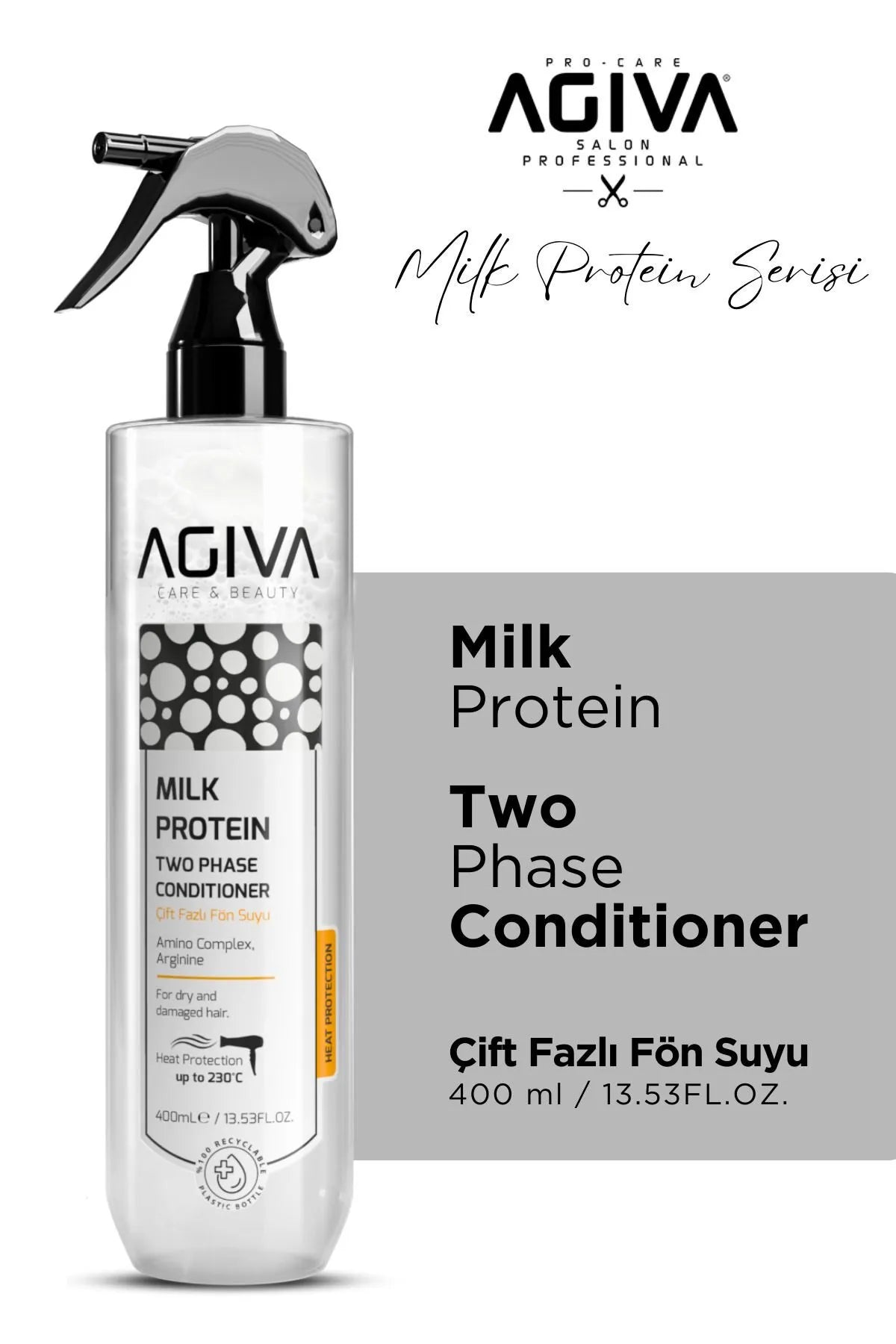Agiva Two Phase Hair Conditioner Milk Protein 400ml