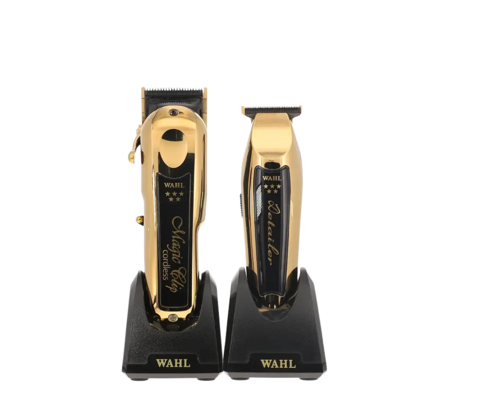 Wahl Cordless Gold Magic Clipper & Gold Detailer Li Trimmer Combo
