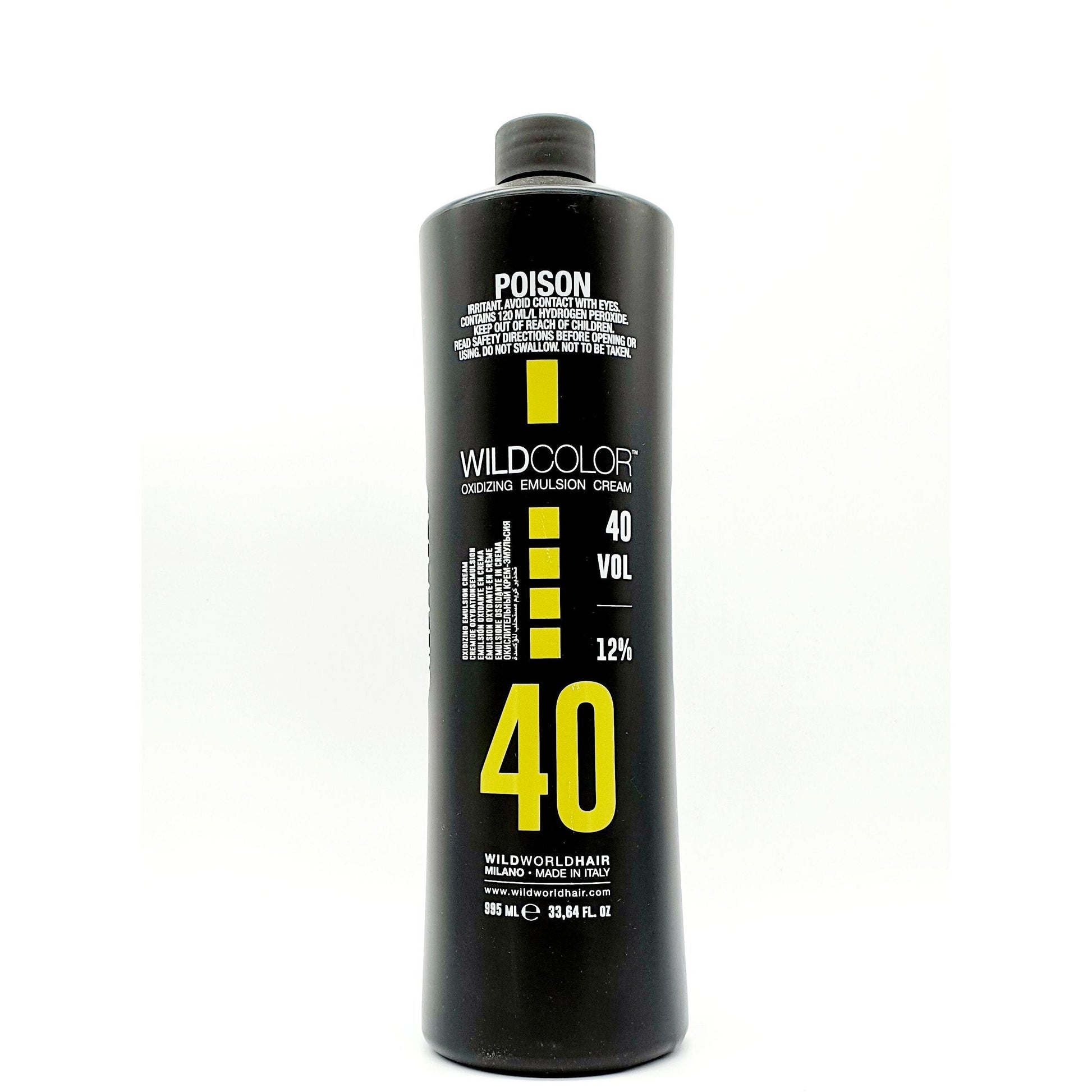 Wildcolor Oxidizing Emulsion Cream 12%/40vol. 995ml - WAHairSuppliers