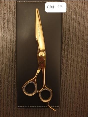 Item #27-7.0 Barber Shears (Shear Only) Golden - WAHairSuppliers
