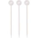 Glammar Plastic Setting Pins White 50pk - WAHairSuppliers