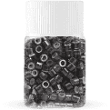 Hair Extension Micro Beads 500 pieces (Black) - WAHairSuppliers