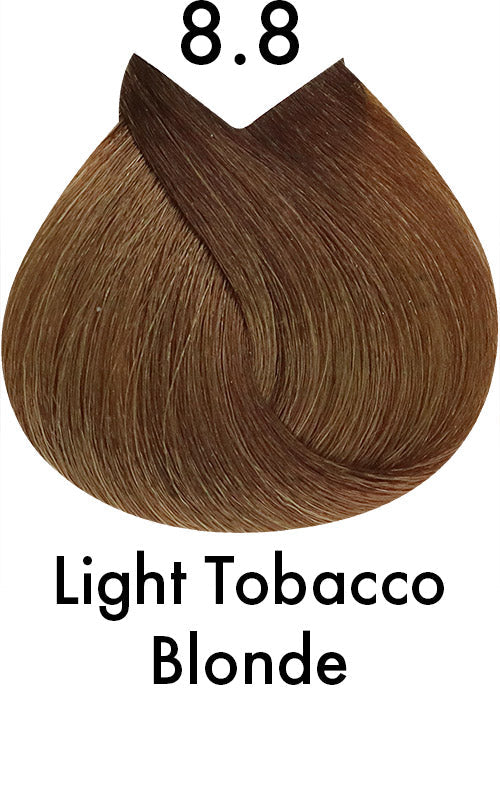 light tobacco color Colour - Design - 5.23 - Brown perfect for anyone looking to make a subtle change to their hair Keratint Color-Glaze 8T- Light Tobacco