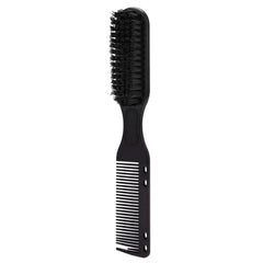 Fade Beard Brush With Comb Black