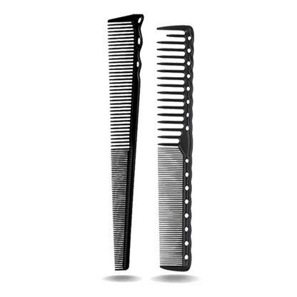 Cutting Comb Plastic - Black Assorted Sizes