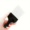 Metal Afro Comb