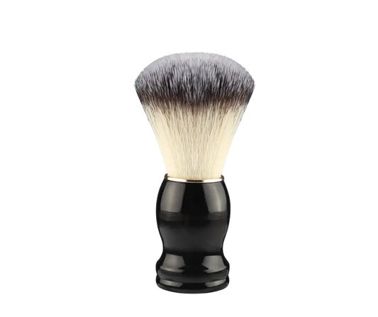 Shaving Brush Black With Gold Trim