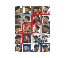 Barbershop Men's Hairstyle Poster