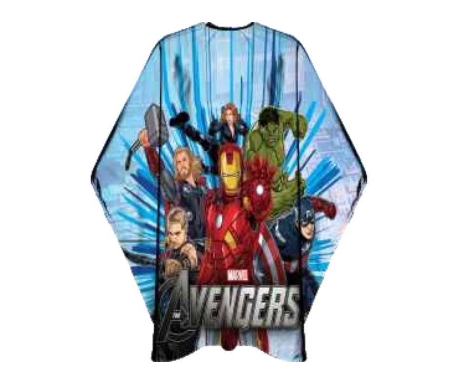 Kids Cape Marvel Superhero Large - Assorted design