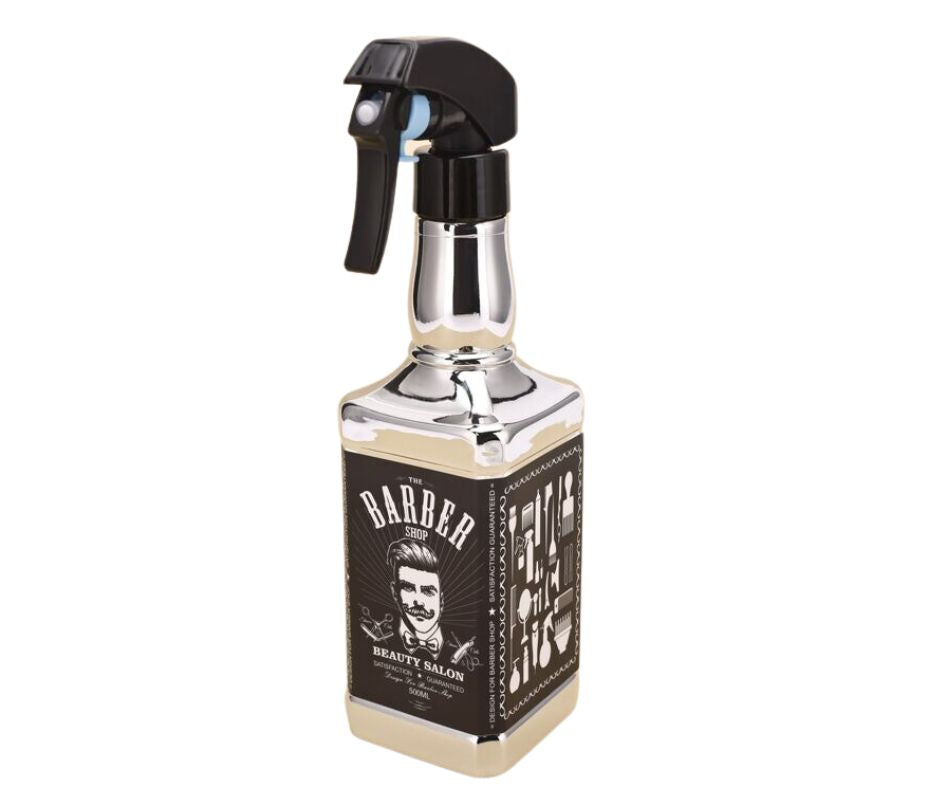 Barber Spray Bottle Metallic - Silver