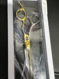 ACE Professional 6” Silver & Gold Design Cutting Scissors