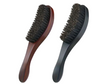 African Boar Bristle Smoothing Brush - Black/Red
