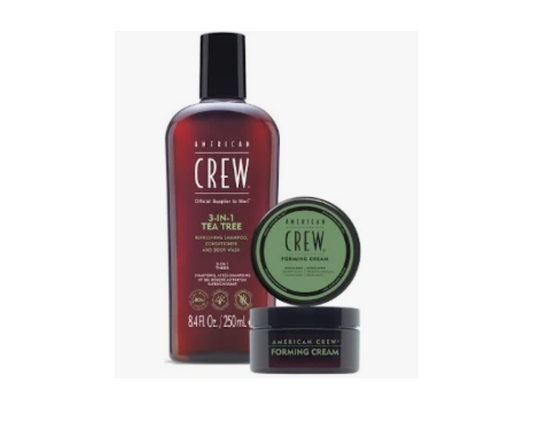 American Crew 3 in 1 Tea Tree + Forming Cream Duo