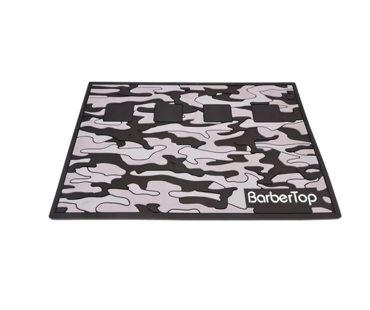 Barber Army Magnetic Tool Mat - Black/Grey