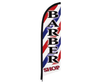 Barbershop Barber Flag Spike Base Pole Into Ground - Medium 2.6 M