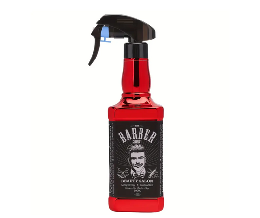 Barber Spray Bottle Metallic - Red