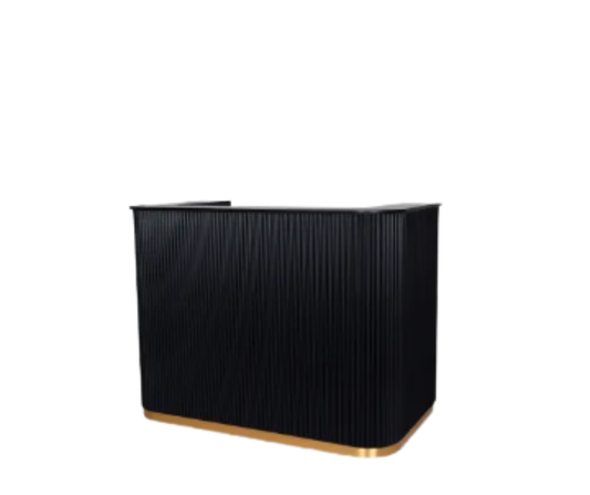 Barbershop/Salon Front Reception Desk - Black Or White