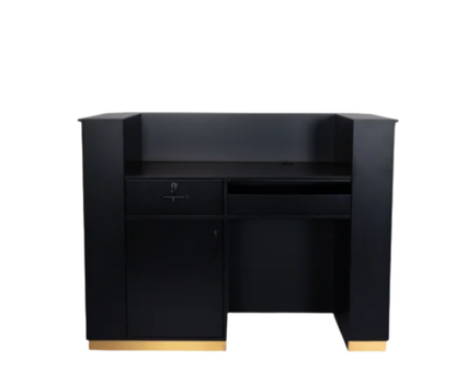 Barbershop/Salon Front Reception Desk - Black Or White