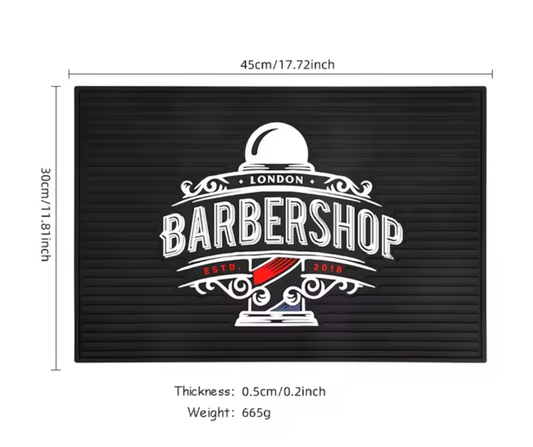 BarberShop Silicone Tool Mat - Black/White