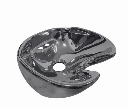 Ceramic Shampoo Basin (Bowl only) - Black
