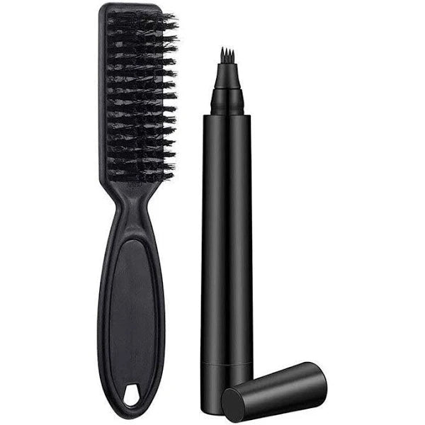 Master Beard Pen With Brush - Black