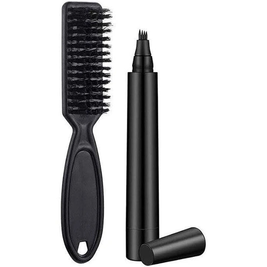Master Beard Pen With Brush - Black
