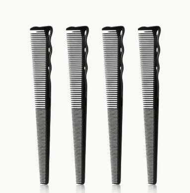 Cutting Comb Fine Tooth Edge - Black