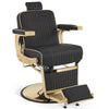 Gala Classic Barber Chair FR-58006AG - Black & Gold