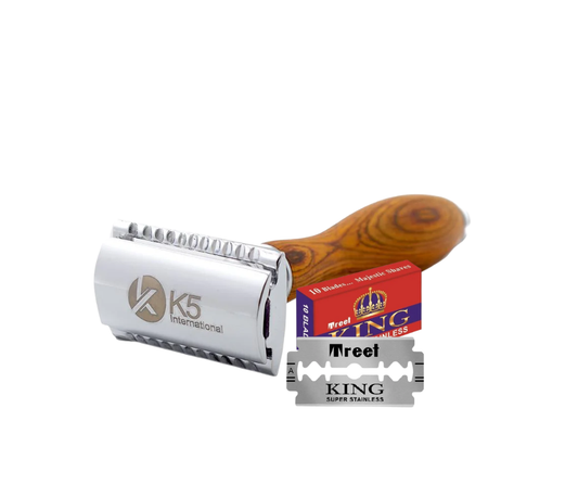 K5 International Double Sided Razor - Inc Blades