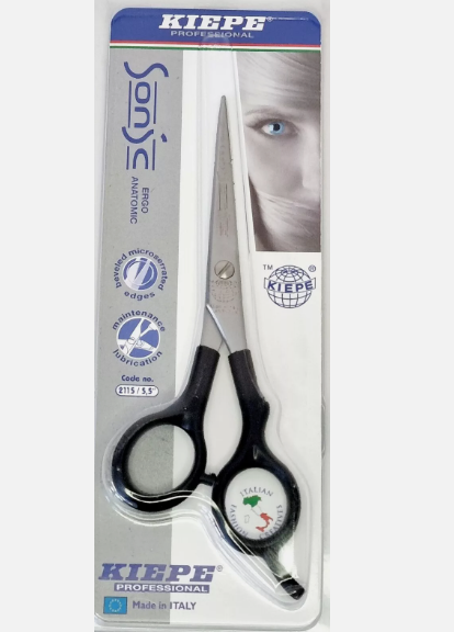 Kiepe Sonic 6 Inch Ergonomic Scissors (Plastic Handle)