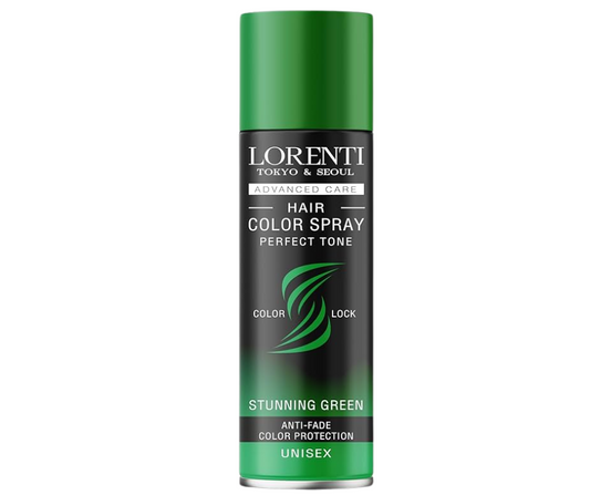 Lorenti Hair Color Spray Anti-Fade Colour Protection Green 150 ml