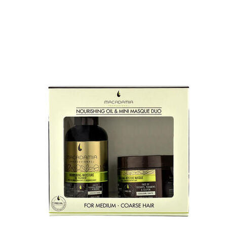 Macadamia Professional Nourishing Hair Oil and Mini Masque Duo