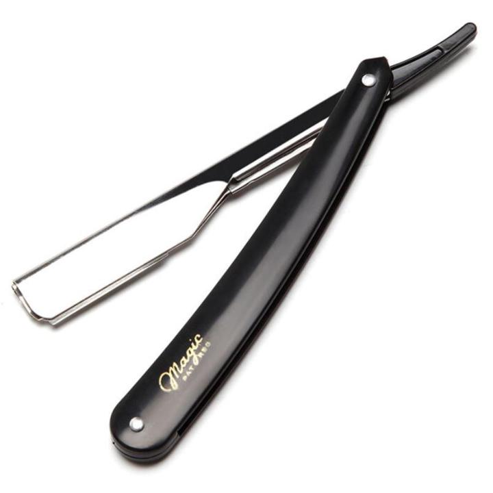 The Marvel Razor Cut Throat Razor Magic Cut Throat Razor - Black – PERTH HAIR SUPPLIES