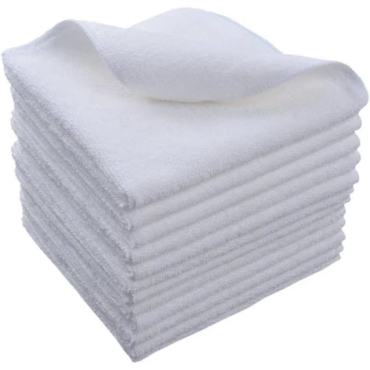 Microfiber Towels White 30x30 - 10 pieces