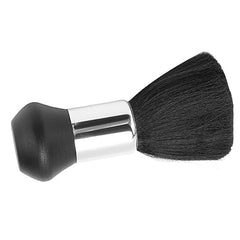 Barber Neck Duster Brush - Black/Chrome