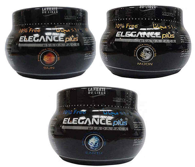 Elegance Plus 24hr Extra Hold Gel Earth - 500ml