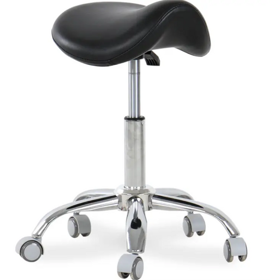 Adjustable Saddle Swivel Chair FR-999 - Black