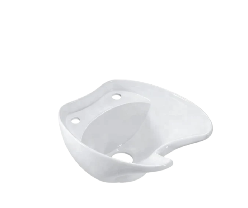 Ceramic Shampoo Basin (Bowl only) - White