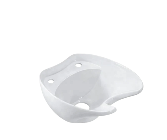 Ceramic Shampoo Basin (Bowl only) - White