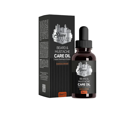 The Shave Factory Beard & Moustache Oil - Sandalwood