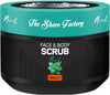 The Shave Factory Face and Body Scrub - Mint 300ml