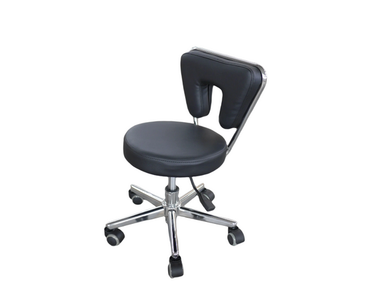 Adjustable Swivel Chair With Back Rest FR-998 - Black