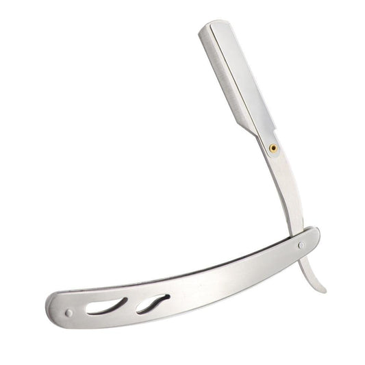 Classic Cut Throat Razor - Silver - WAHairSuppliers