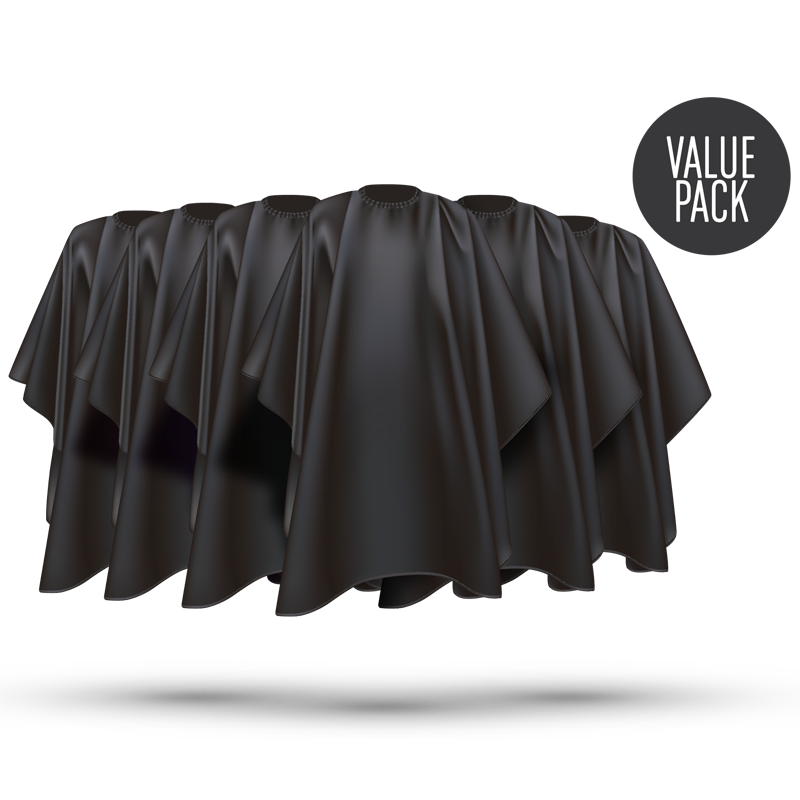 WAHL Black Cape - Black (6 pack)