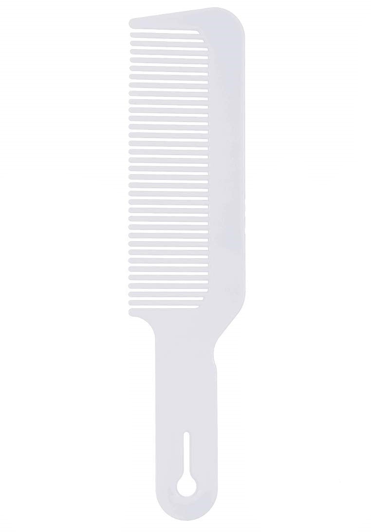 Toni & Guy Carbon Antistatic Flattop Comb White - WAHairSuppliers
