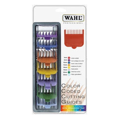 Wahl Coloured Guide Combs Caddie 1 to 8