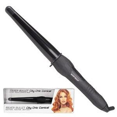 Silver Bullet City Chic Large Ceramic Conical Curling Iron