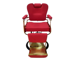 Barber Chair Model: B-9229 Red And Gold